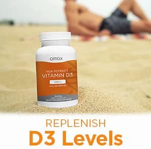 Miniatura 6 de Omax3 Vitamina D3 5000 UI + calcio, suministro para 90 días, huesos fuertes, músculos y articulaciones, salud cardíaca, inmunidad, sin OMG, sin