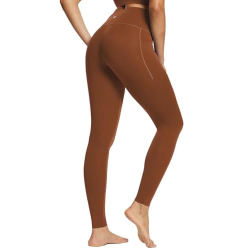 baleaf Freeleaf Women's 7/8 Yoga Leggings with Pockets, High Waisted 27" Workout Lounge Leggings Cozy Soft Athletic Pants
