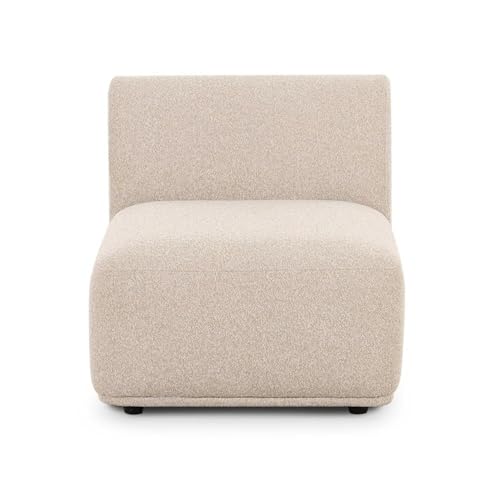 Sillón Plegable Crema de Tela Textil miniatura 5