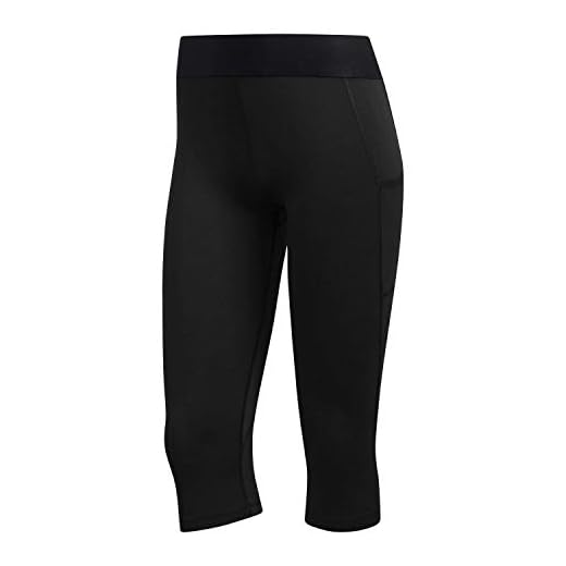 adidas Damer 3/4 strumpbyxor Ask Sp Cap T svart/vit L