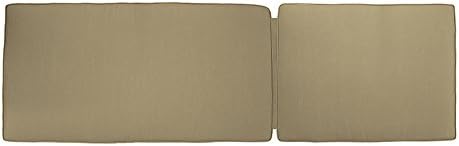 Easy Way Products Double Piped Sewn Closed Chaise, 26" L x 82" W x 2.5" H, Fresco Tan