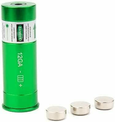 Miniatura 5 de Calidad premium, láser rojoverde, mira de diámetro del cartucho de barril de calibre 12, visor para escopetas de 12ga con botón de encendidoapagado