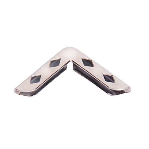 PS 30 - 30 x 30 mm | zwart gelakt Boekhoeken metaal