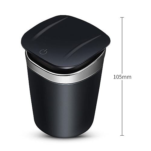Cendrier de voiture de luxe en acier inoxydable anti-odeur