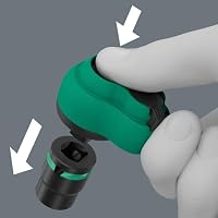 Wera 05005530001 8100 SB 12 Zyklop Comfort Knarrensatz, Umschalthebel, 3/8"-Antrieb, metrisch, 16-teilig – Ansicht 5
