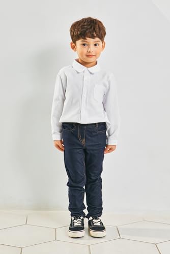 Kids Toddlers Unisex Stretchy Lightweight Pull-On Pants – Indigo Denim Look for Boys & Girls3