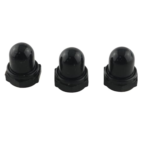 Image of ZCZQC 8PCS Silicone Miniature Overcurrent 88 98 Series Dust Cap Circuit Breaker Waterproof Dirt Resistant Dust Cover Flat Cap ID M11 Black