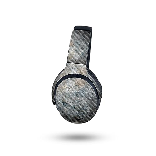 Image of MightySkins Carbon Fiber Skin Compatible with Skullcandy Crusher ANC 2 - Shadow Concrete | Protective, Durable Textured Carbon Fiber Finish | Easy to Apply