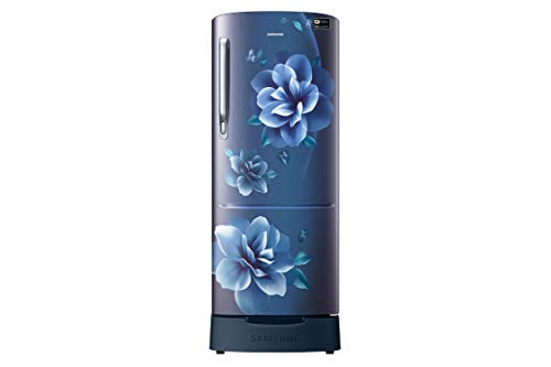Image of Samsung 192 L 5 Star (2019) Inverter Direct Cool Single Door Refrigerator (RR20R182XCU /HL, Camellia Blue)
