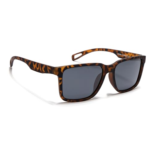 Image of EYEJACK by Voyage UV Protected & Polarized Square Sunglasses for Men & Women