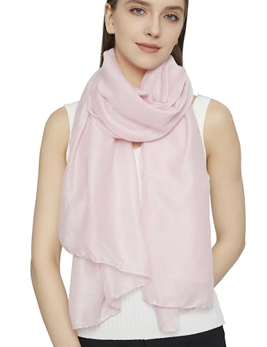 PANTONIGHT Women's Fashion Scarf Sparkling Evening Shawl Lightweight Wedding Shawl Head Scarf and Wraps for Party (2704)