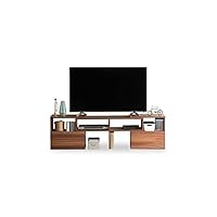 Amazon｜JKプラン 伸縮テレビ台 50インチ ホワイト 白 幅100 ～ 幅180