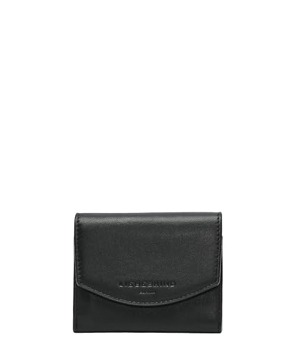 LIEBESKIND Berlin Damen Sadie Naplack Louisa Purse S, black Matt, S (HxBxT 8.5cm x 11cm x 2cm)