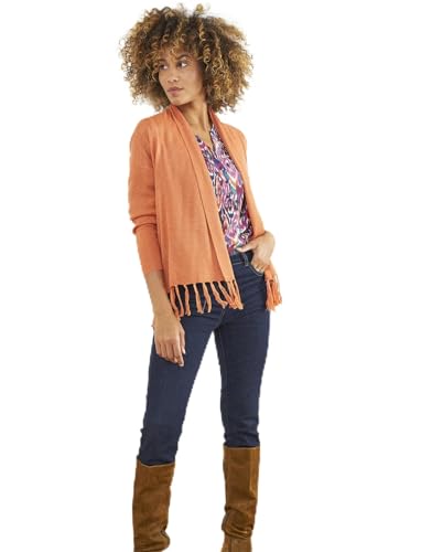 Gilet longueur standard uni basique intemporel et gilet droit mi-saison confortable