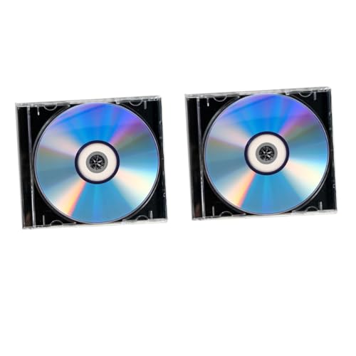 Abaodam CD Virgen Grabable De Alta Capacidad para Grabación De Música y Datos, Estuche Incluido, Uso Profesional para Oficina y Hogar, Compatible con Grabadoras DVD/CD, Color Blanco