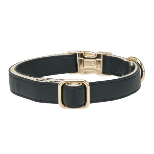 YUDOTE-Soft-Classic-Leather-Dog-Collar-Heavy-Duty-Padded-Collars-with-Metal-Buckle-for-Puppy-Small-Medium-Dogs