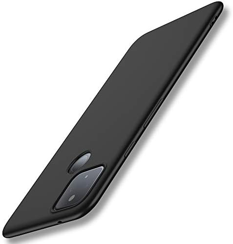 X-level Google Pixel 5 Case, Mobile Phone Case [Guardian Series] Soft TPU Matte Finish Slim Fit Ultra Thin Light Protective Cell Phone Back Cover for Google Pixel 5 - Black
