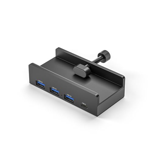 Tipo di clip 3.0 HUBs Lega Esterna Multiplo 4 Porte Splitter Adattatore Slot Scheda HUB Espansione Docking Station usb