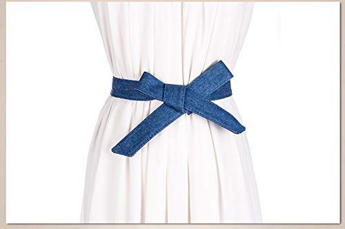 Girls Denim Waist Belt Blue Jean Waist Rope Tiny Belt for Pants Dress Jeans JW644