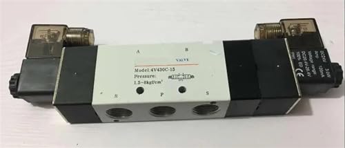 Válvula solenoide de aire para regular cilindros mecánicos de 3 posiciones DC24V 2