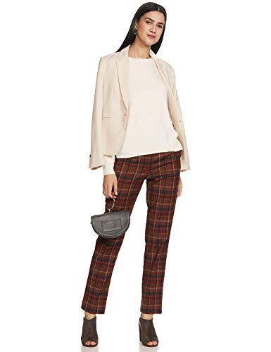 Image of Marks & Spencer Women's Cashmilon Crew Flatpack Acrylic Cardigan Sweater (T38 /1895 Cream 22)