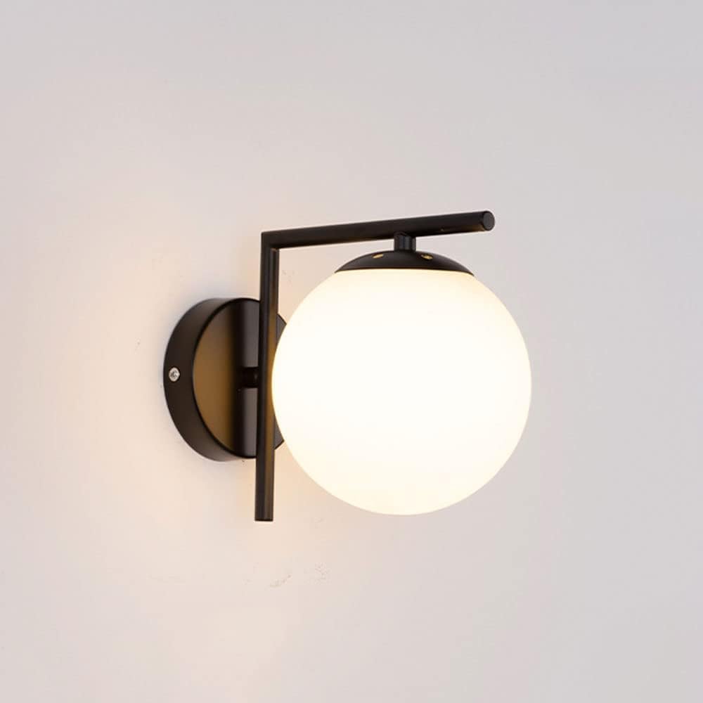 VDOQTLJT Wall Sconces Interior Light Fixture with Glass Decor Lamp Modern Sconce Indoor LED r g Roomoom Bathroom Hallway