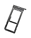 PHONSUN Replacement Single Sim Card & Micro SD Holder Slot Tray for Samsung Galaxy S8 G950 / S8 Plus S8+ G955 All U.S Carrier Version