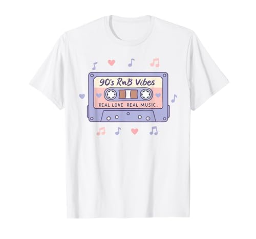 Cassette RNB Vibes des années 90 – Musique Rétro Nostalgie RNB Cassette T-Shirt