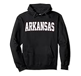 t-shirt retrò arkansas vintage arkansas rosso bianco t-shirt classica felpa con cappuccio