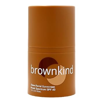 Sheer Facial Sunscreen SPF 40 No White Cast, Lightweight SPF for Melanin-Rich Skin, Broad Spectrum Protection, Wears Well Under Makeup, 30ml