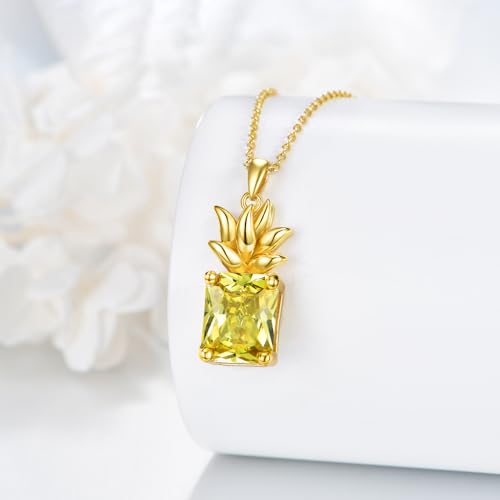 Collier fruit plaqué or et argent 925 VONALA un bijou d'exception - 3