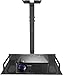 UineHiot Projector Ceiling Mount, Adjustable Height, Aluminum Alloy Material, Compatible with Epson/Emerson/BenQ/Fangor/Vankyo/Acer/Artlii/Optoma and Most Projectors