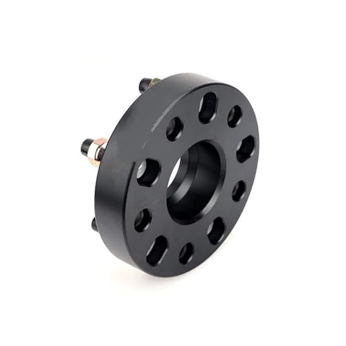 Entretoise de roue 5x114.3 20mm noire avec adaptateur d'entretoises de roues 5 cosses - 3