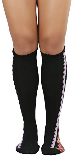 Image of ToBeInStyle Women's Acrylic Knee High Print Socks