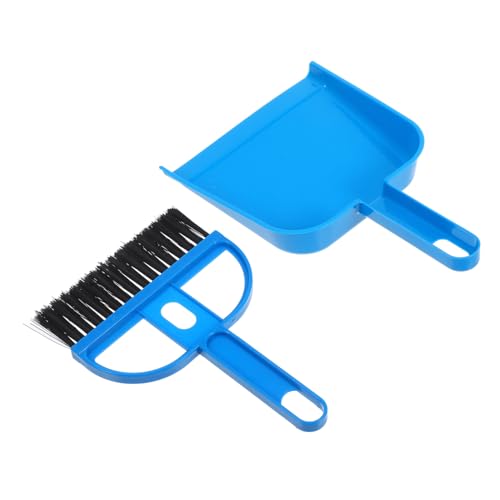 Beavorty Small Broom Dustpan Set Desk Dustpan Broom for Desktops Cars and Small Spaces