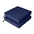 Favoyard Patio Chair Cushions 19 x 19 x 3 Inch Waterproof Outdoor Seat Cushions for Patio Furniture 3-Year Color Fastness Garden Sofa Couch Pads with Handle & Adjustable Straps Set of 2, Blue
