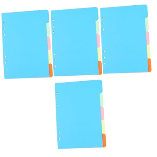 Intercalaires papier pour classeur NUOBESTY : 20 recharges de séparateurs index