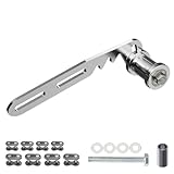 RZEOZU Universal Mini Bike Chain Tensioner Adjuster Bracket Replacement for Predator 212cc 79cc 224cc 196cc GX160 GX200 Engine Coleman CT200U CT200U-EX BT200X Baja DB30 Minibike Parts with Roller