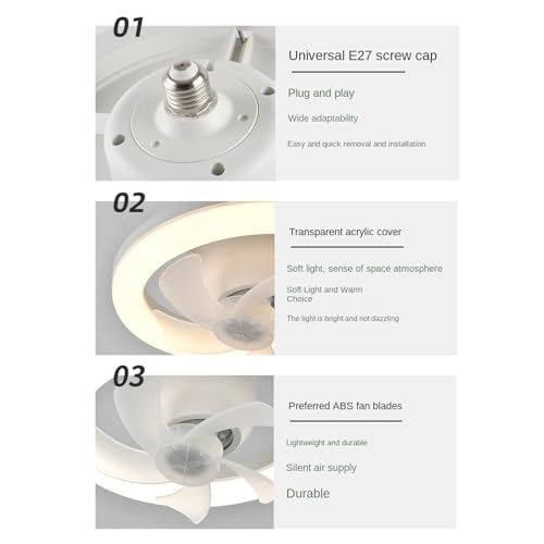 Ventilateur de plafond 3 vitesses : illuminez votre salon avec style et silence