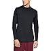 Under Armour Men's ColdGear Armour Fitted Mock Long-Sleeve T-Shirt , Black (001)/Steel , X-Large