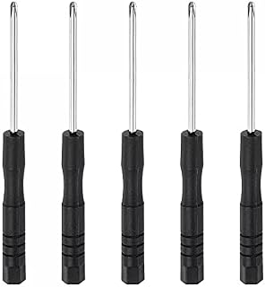 sourcing map Mini Phillips Screwdriver, 2.0mm Cross Head for Watch Eyeglasses Metal Buckle Electronics Repair, 5 Pcs