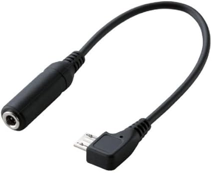 Amazon Elecom スマートフォン用microusbオーディオ変換アダプタ ブラック Mpa Mb353bk エレコム 家電 カメラ