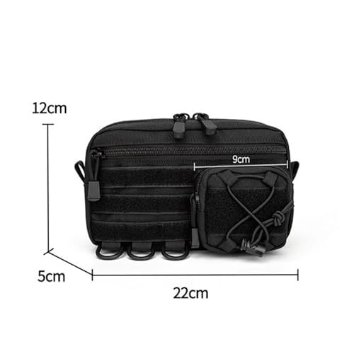 Bolsa de cadera militar para camping y escalada XMKT Green 7
