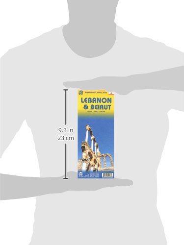 Lebanon & Beirut Travel Reference Map: 1:8,000 /