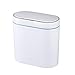 XQK 8L Bidone del Sensore Automatico Cestino Intelligente Guarnizione Dell'odore Coperchio della Spazzatura Senza Contatto Automatico E Versatile per L'Ufficio Cucina Camera Letto Bagno (Bianca)