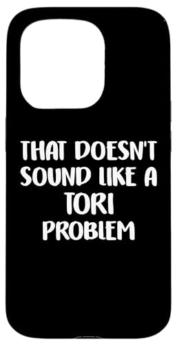TORI Personalized Cute Flower Girls TORI Name スマホケース iPhone 15 Pro 用