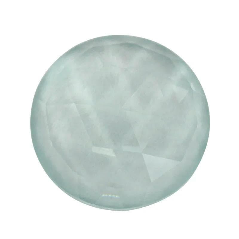 8 mm, runde Form, 5A-Qualität Zirkonia/Glasperlen lose geschnitten synthetischer Glas-Edelstein hellgrünes Glas 8 x 8 mm, 100 Stück