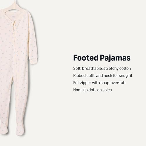 Image of Amazon Essentials x Sofia Grainge Unisex Toddlers and Babies' Snug-Fit Cotton Footed Pajamas