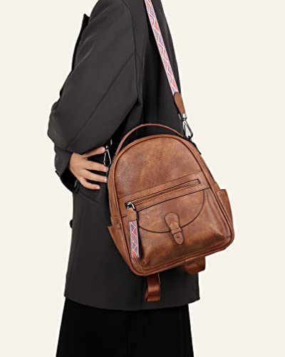 Fadeon Mini Backpack Purse For Women, Designer Leather Cute Roomly Small Backpacks, Ladies Shoulder Backpack Fashion Handbag #TOP6