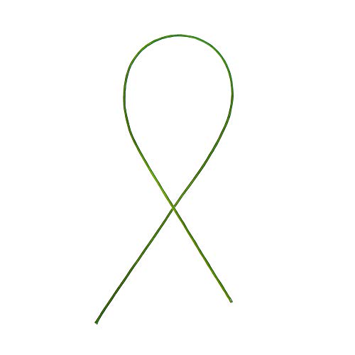 decora 18 gauge dark green floral paper wrapped wire 16 inch50package